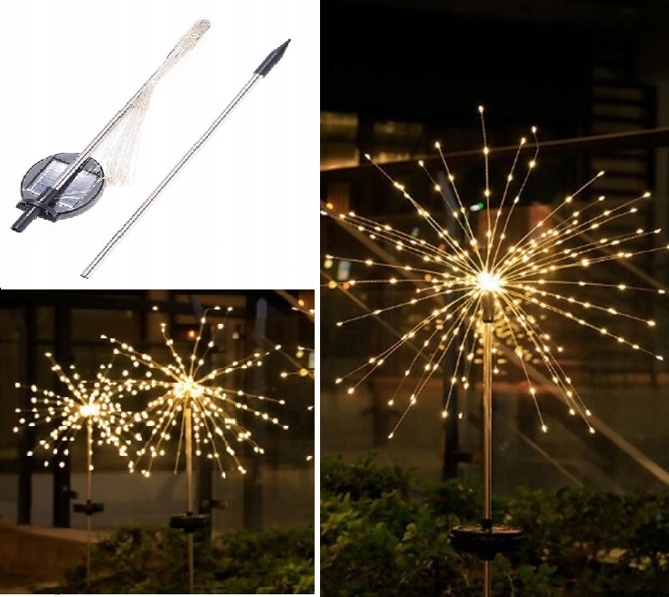 

Lampa Solarna Dmuchawiec 95cm Drzewko 120 Led duża