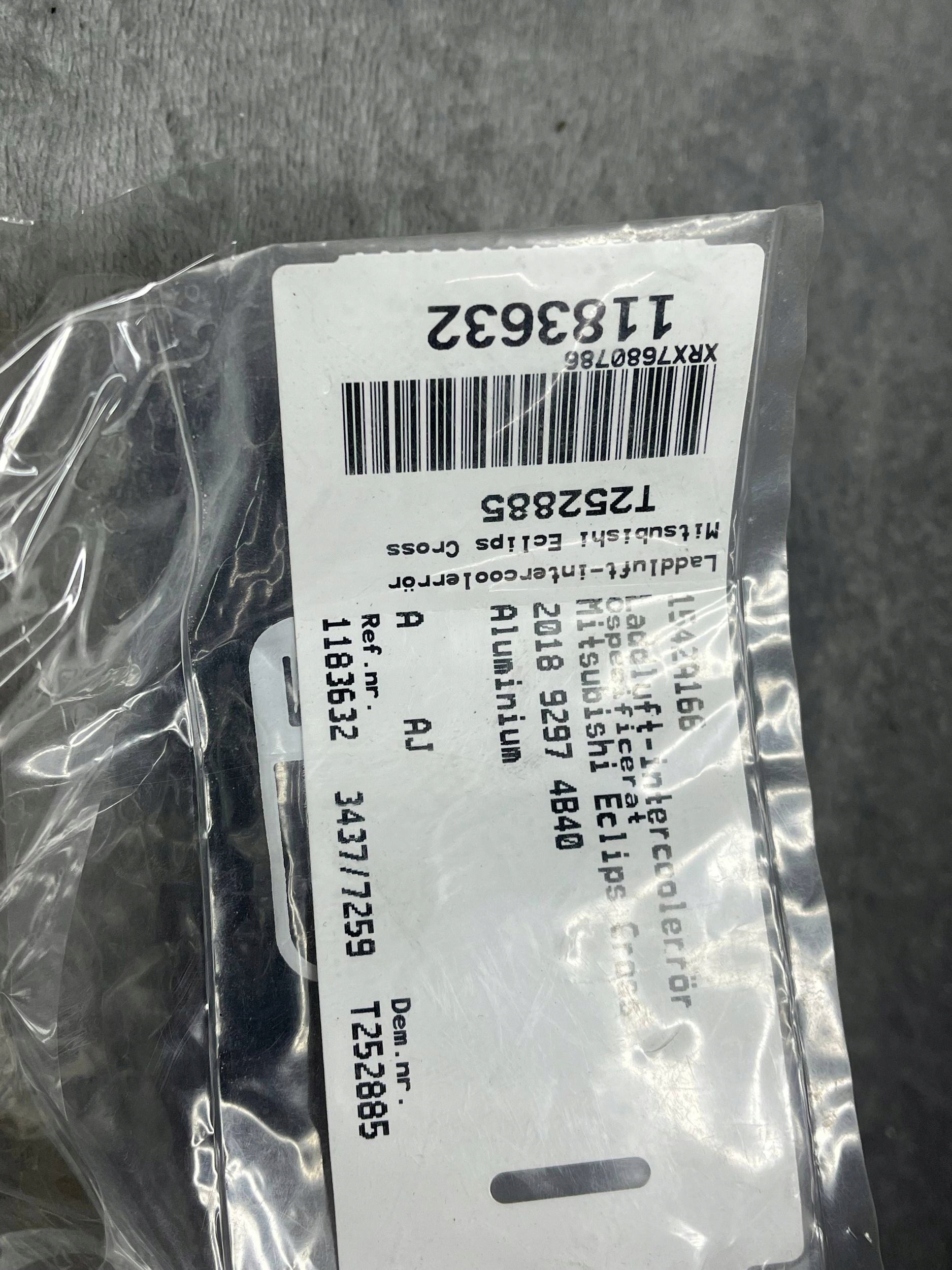Mitsubishi ECLIPSE CROSS hose radiator powietrz air 1542A166 !J
