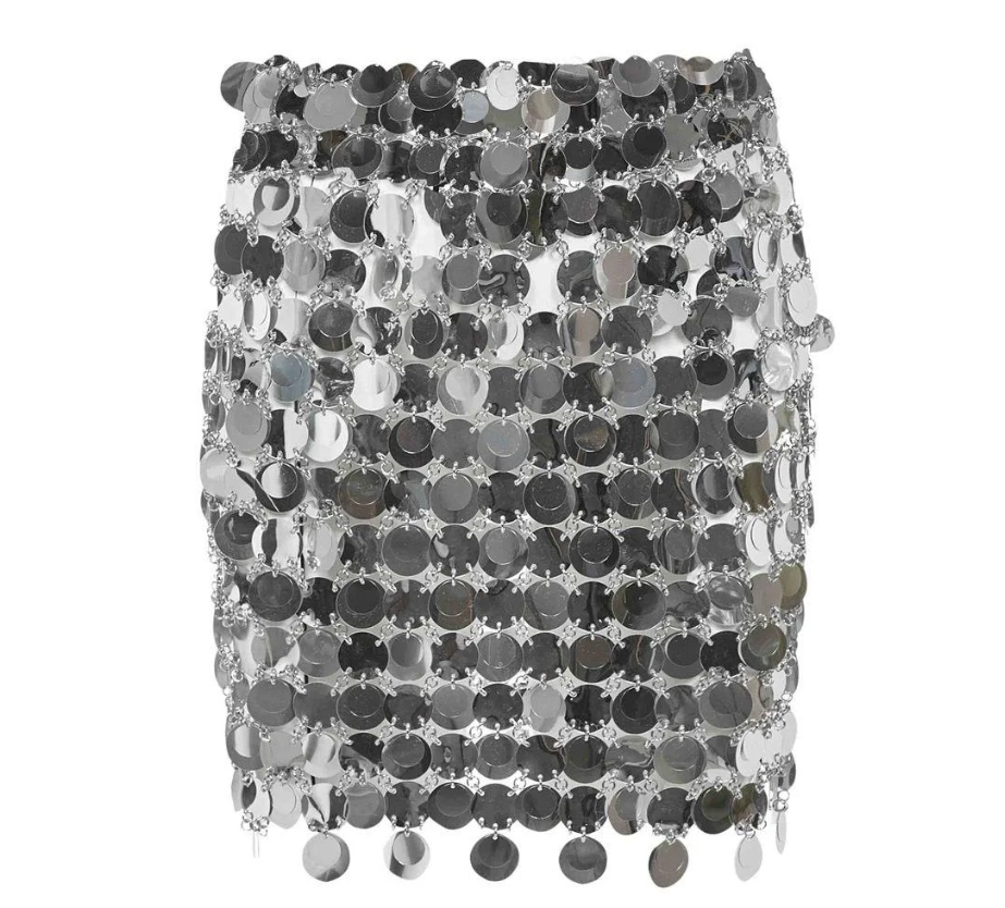 Paco Rabanne Vinyl mini sukně S/m