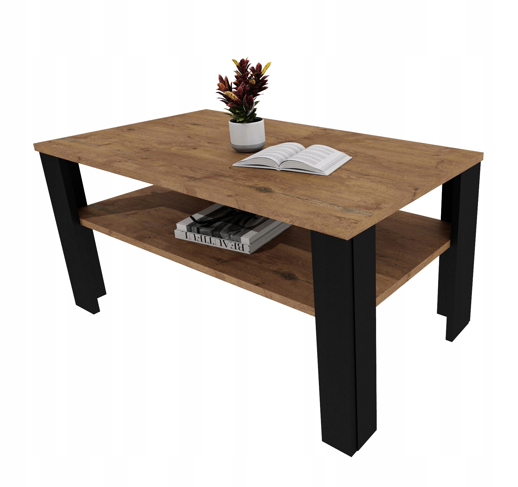 Konferenční stolek lavice stůl retro loft obývací pokoj pracovna dub lancelot Lara 96