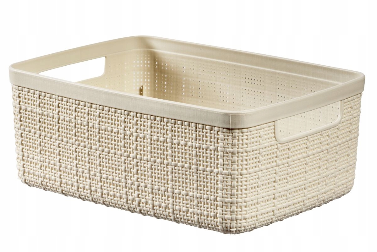 

Curver kosz, pojemnik Jute S Recycled kremowy 5l