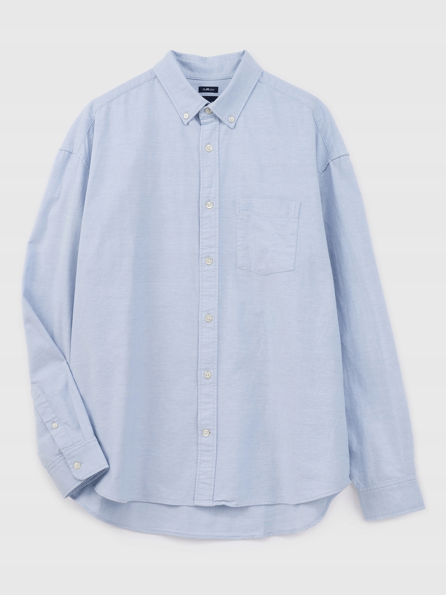 Gap Košile oxford standard fit modrá