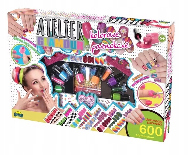 

Zestaw Malowania Paznokci Dzieci Atelier Glamour