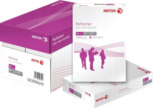 

Papier biurowy ksero Xerox A4 80g 5ryz 2500ark.
