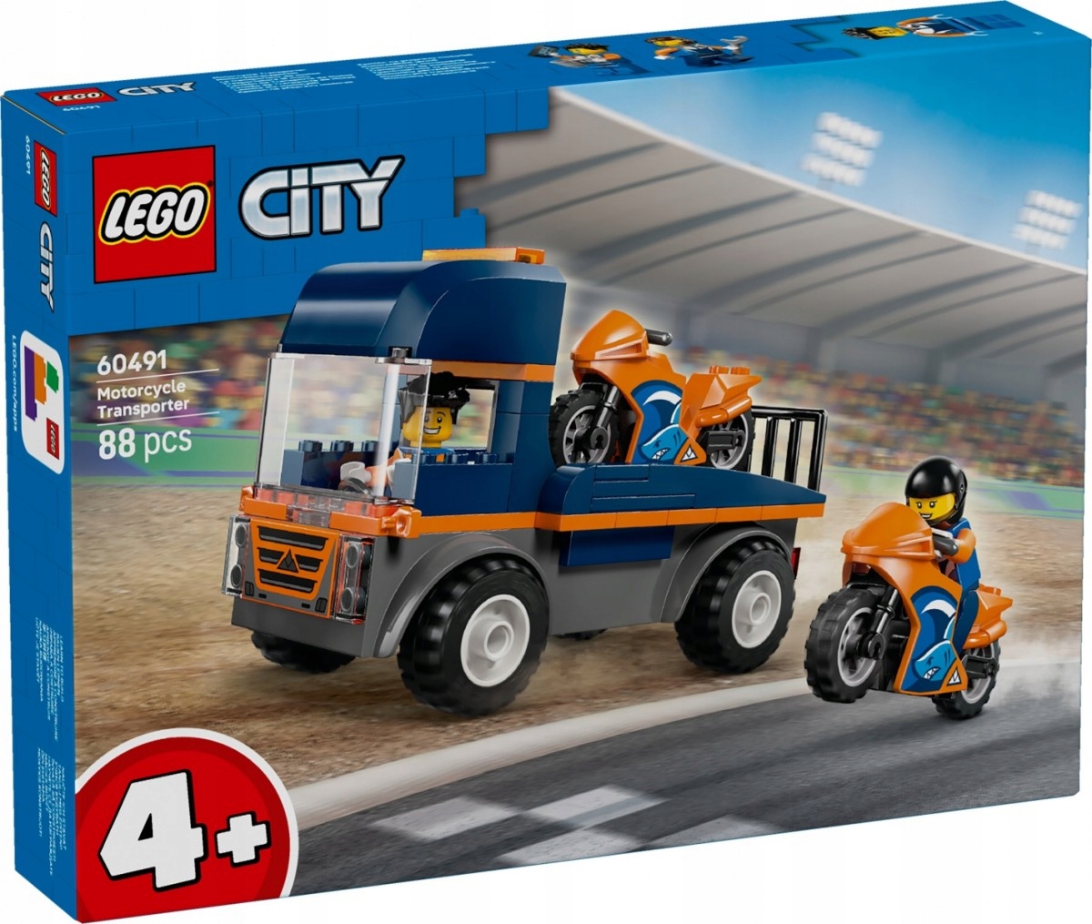 Lego Stavebnice City 60491 Autopřepravník pro motocykly