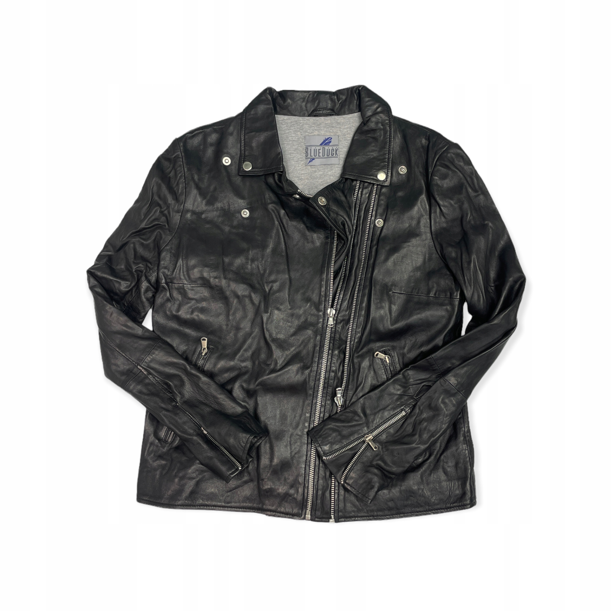 Kožená černá dámská bunda Blue Duck L