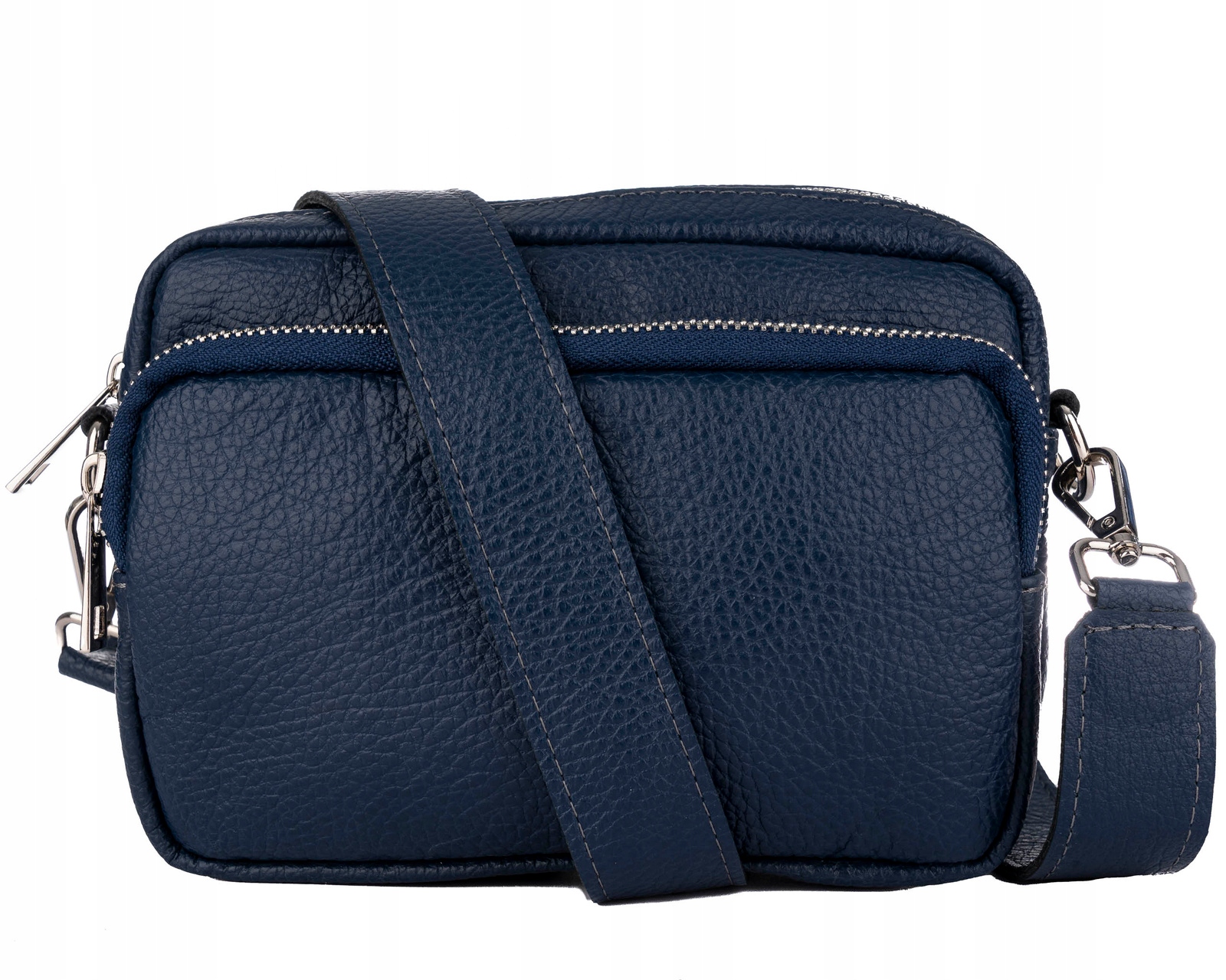 Dámská kabelka z přírodní kůže, kožená crossbody, malá