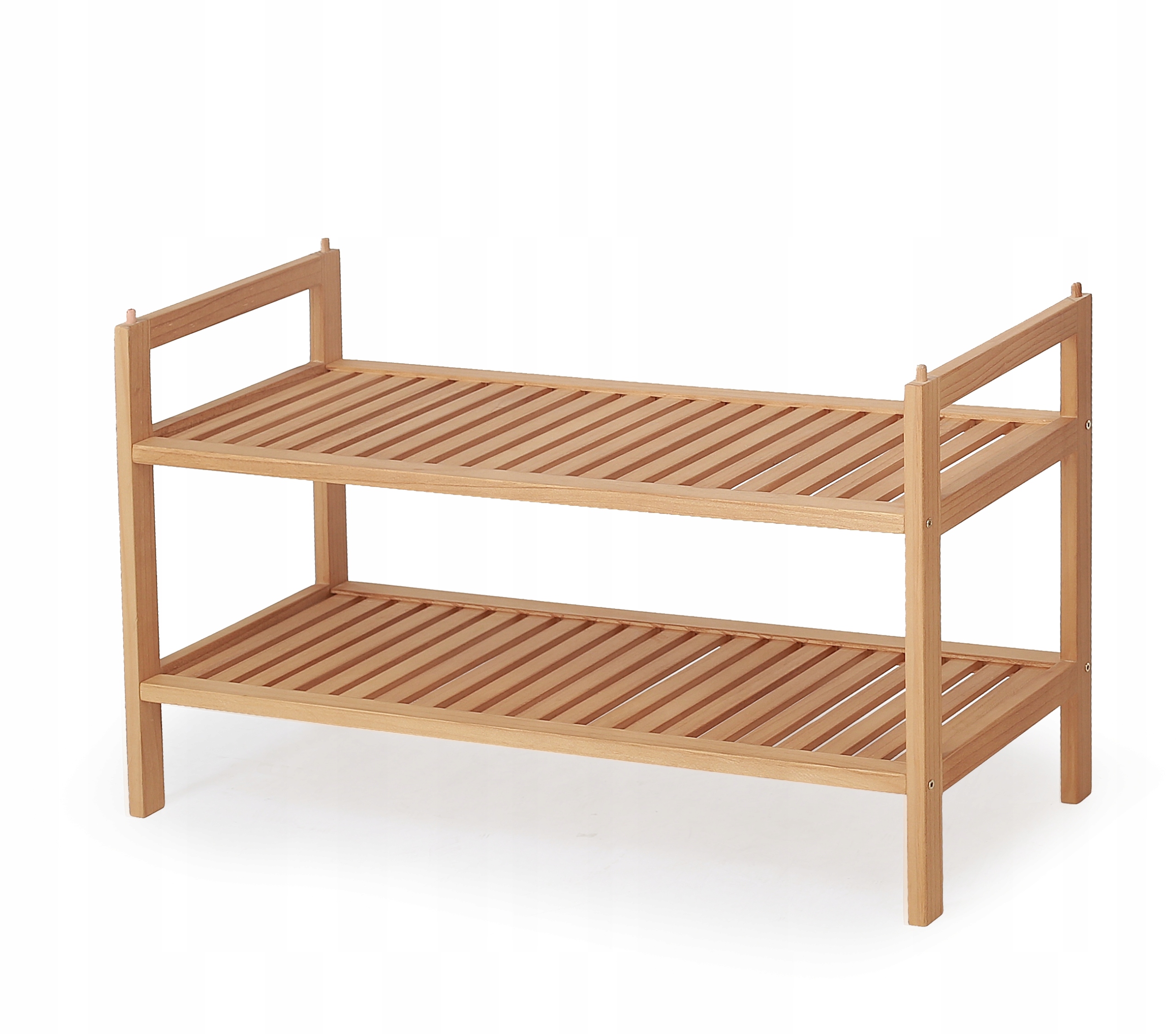 

Stojak Na Buty Drewno Lite Naturalny