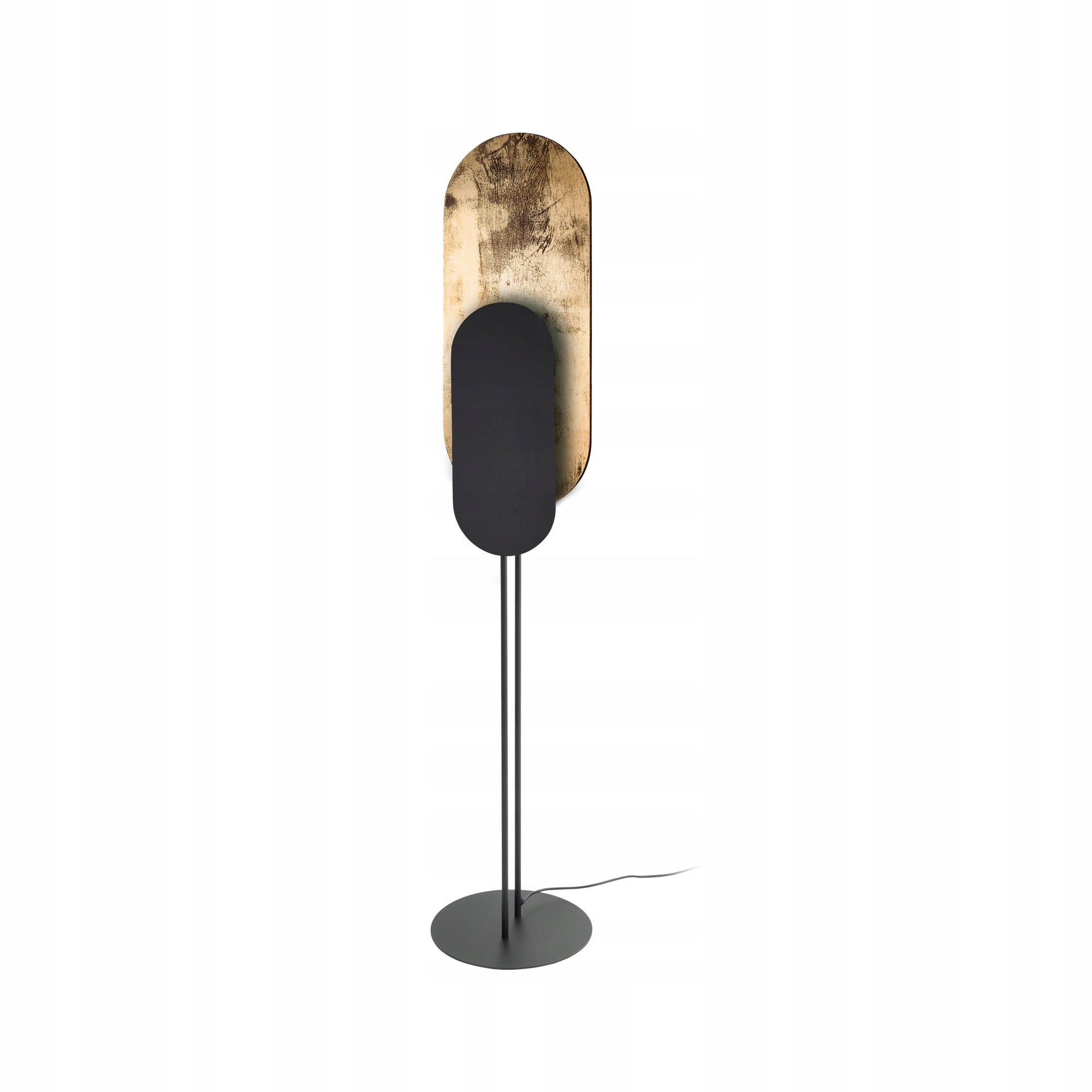 Nowodvorski Led podlahová lampa Wheel Lux oceľ/čierna 163 cm GX53