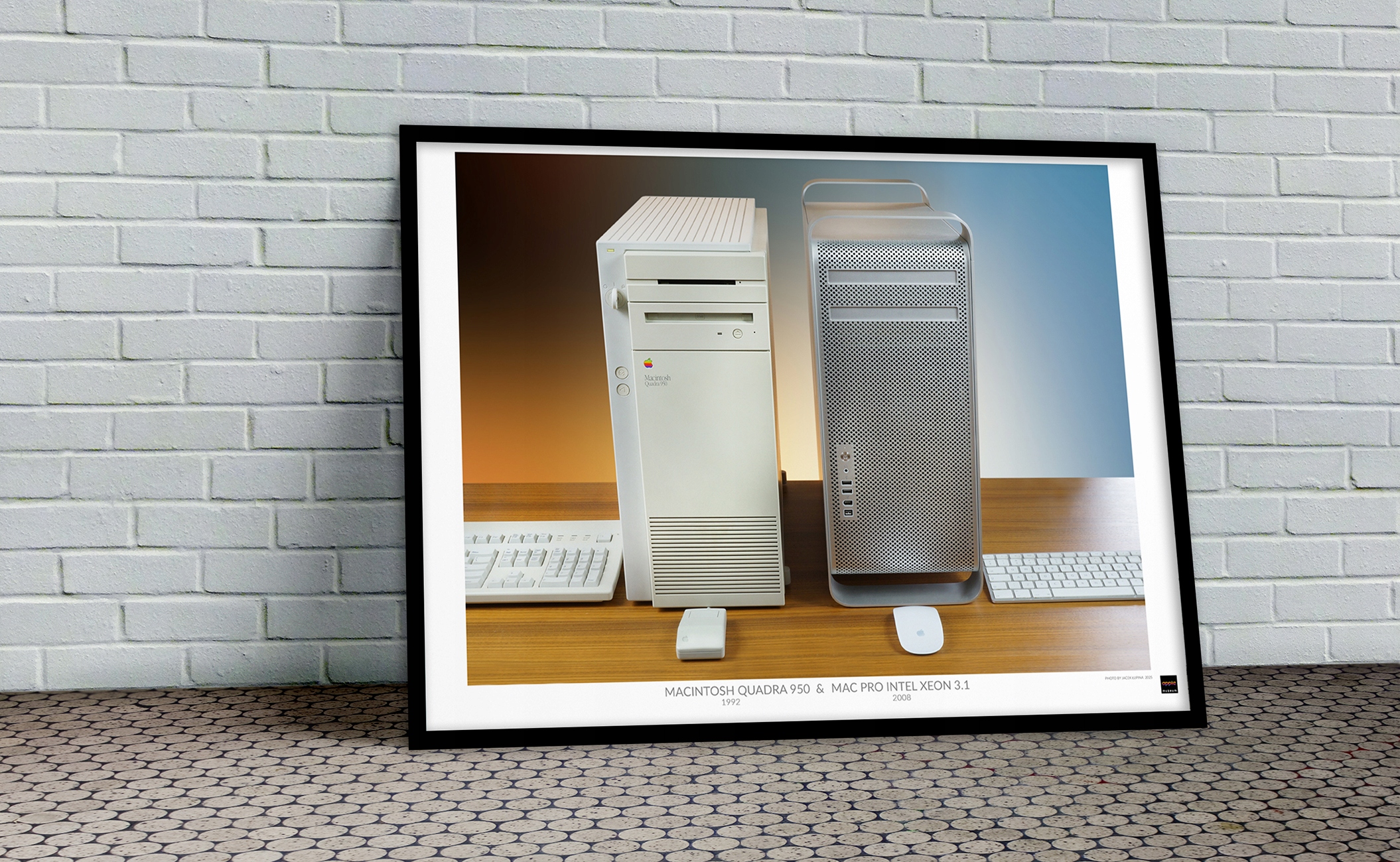 Macintosh Quadra 950 oraz Mac Pro 3.1 plakat 30x40