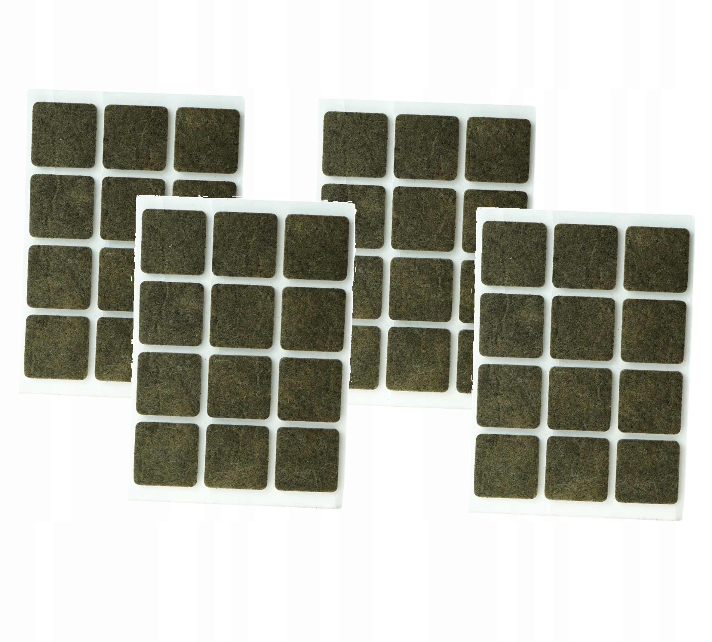 

Podkładki filcowe pod meble filc 25x25 brąz 48 szt