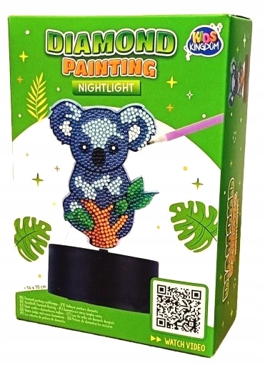 LAMPKA LED HAFT DIAMENTOWY 5D DIAMENTY ZRÓB TO SAM