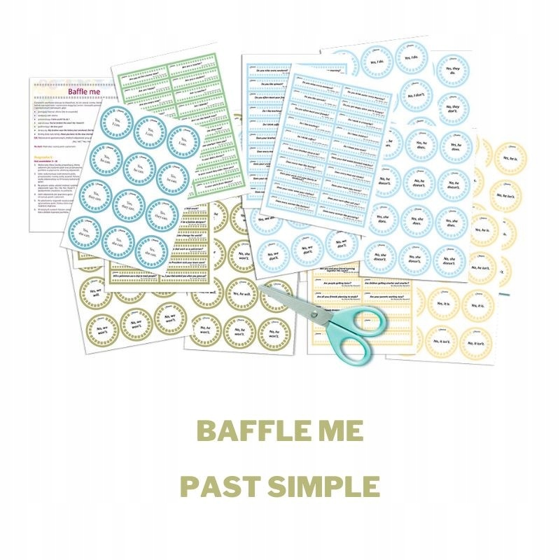 Baffle Me. Past Simple. Gra do nauki angielskiego Stan nowy 31,47 zł