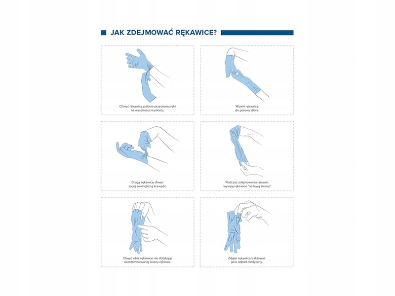 RĘKAWICZKI Fioletowe NITRYLOWE Mercator 100 SZTUK Marka Mercator Medical