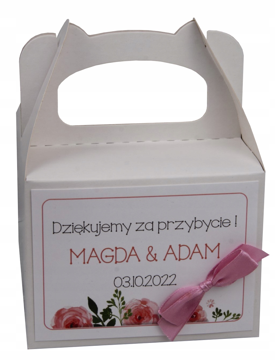 

kwiatowe pudełko na ciasto/słodycze - rose
