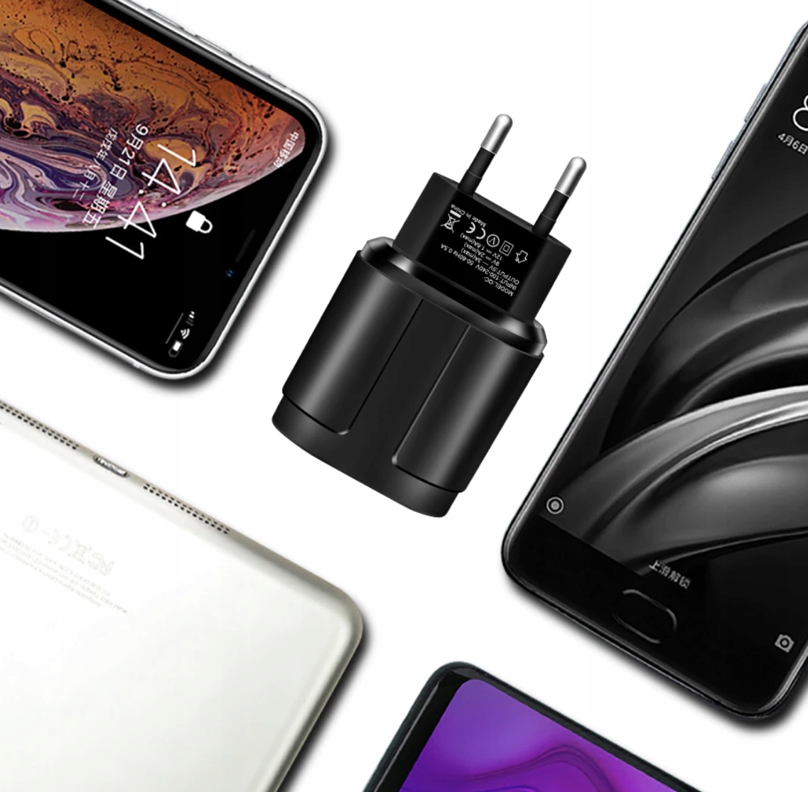 SZYBKA ŁADOWARKA SIECIOWA QC + KABEL MICRO USB Marka TX1