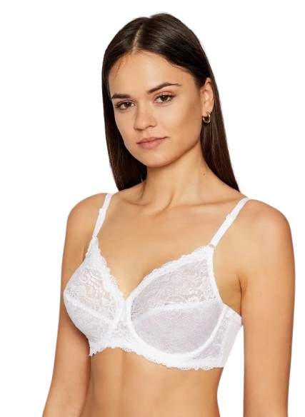 Biustonosz Triumph biały miękki półusztywniany Compliment W 100C