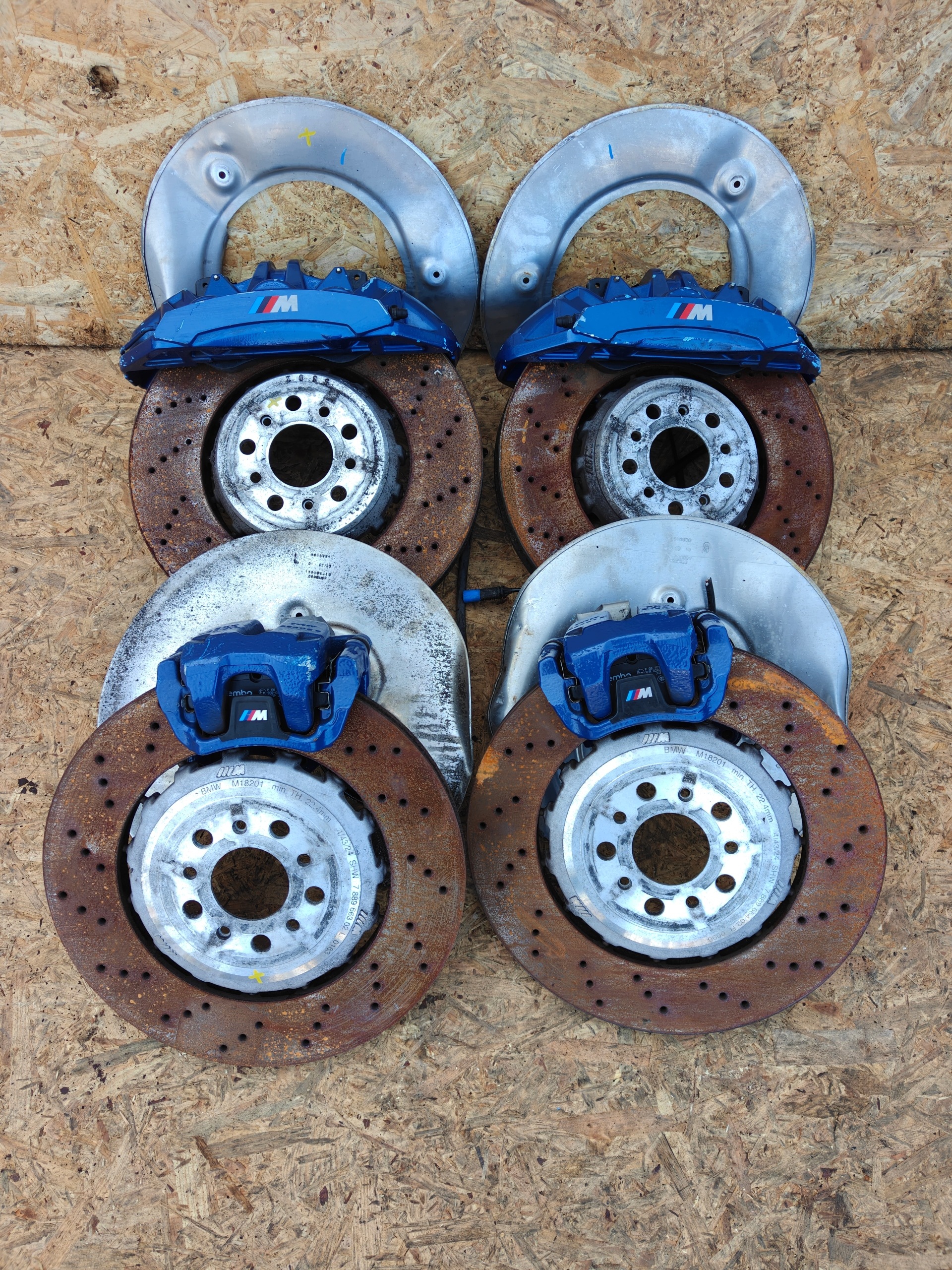 SWAP HAMULCE calipers front front rear part rear. 380mm 370mm BMW M2 G87 M3 G80