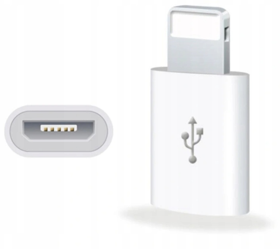 

Przejściówka konwerter micro Usb Apple Lightning