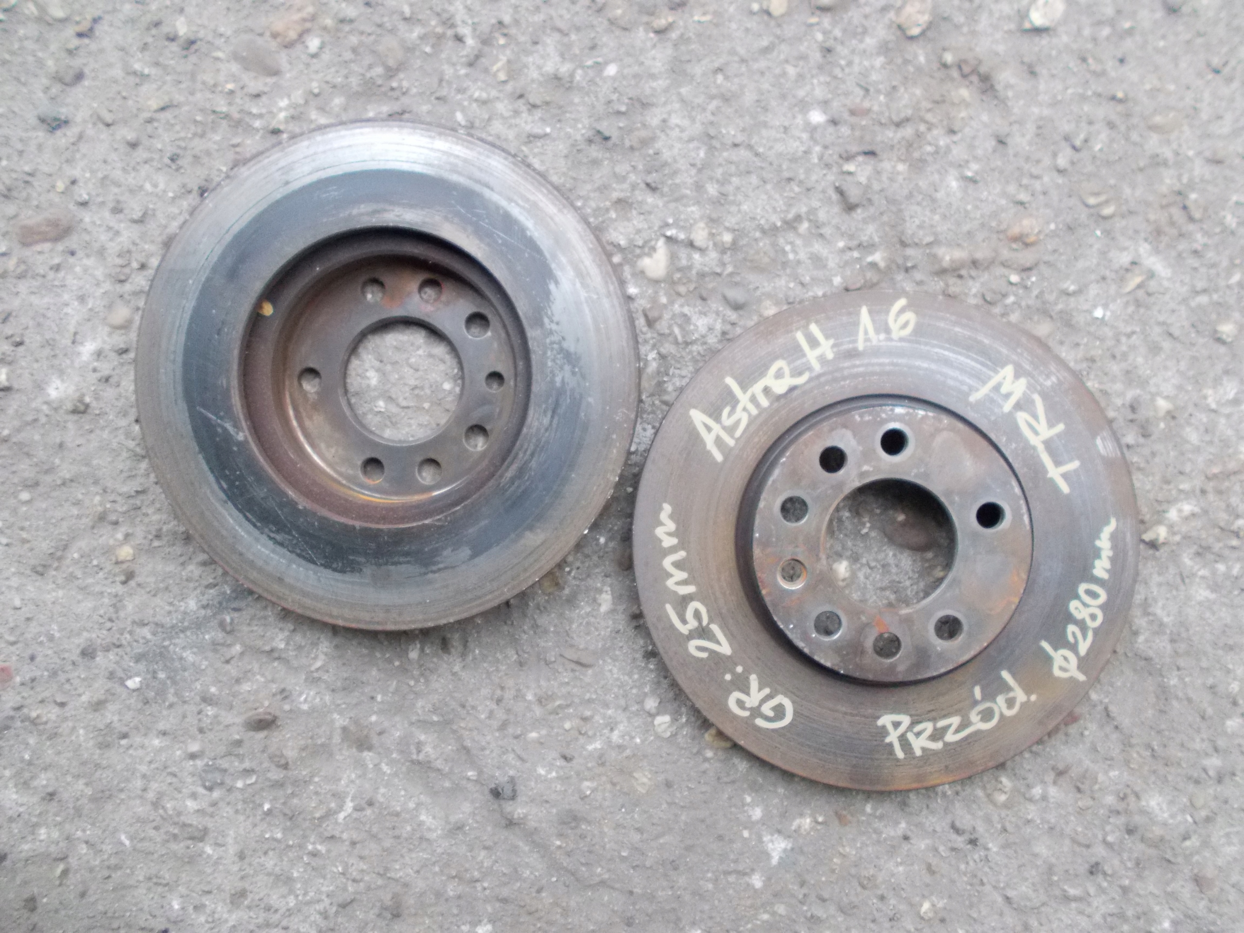 OPEL ASTRA H 1.6 disc brake WENTYLOWANA front KOMPLET