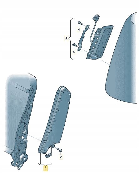 SUPERB II AIRBAG PODUSZKA FOTELA LEWA 3T0880241B Typ samochodu Samochody osobowe