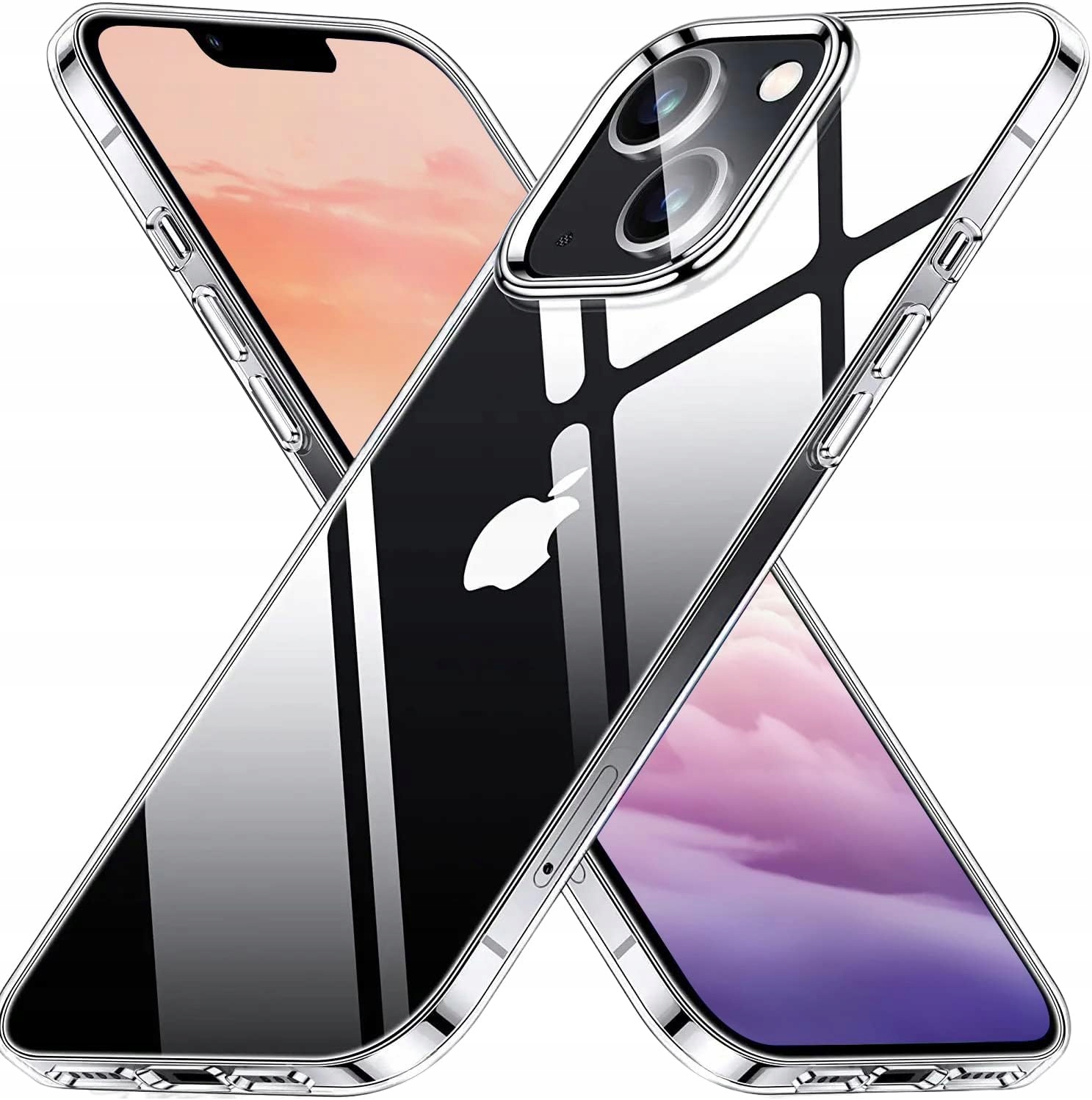 Przeźroczyste Etui Silikon Pokrowiec Plecki Do iPHONE 13 Ingzoon Tpu Slim