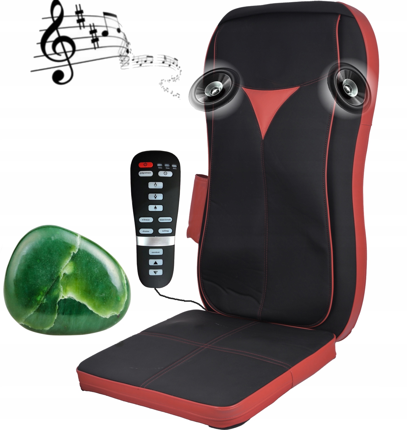 Mata masująca Nefrytowa Do masażu Shiatsu Masażer z kamieniami nefrytu Jade EAN (GTIN) 799932995958