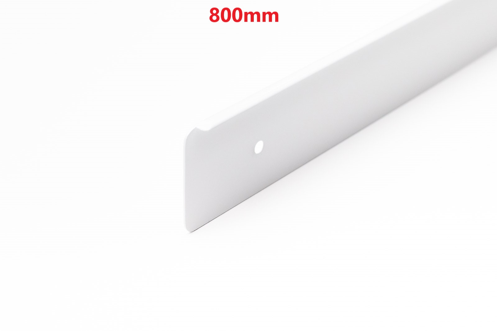 LISTWA BOCZNA LEWA DO BLATU 38MM 800mm BIAŁA