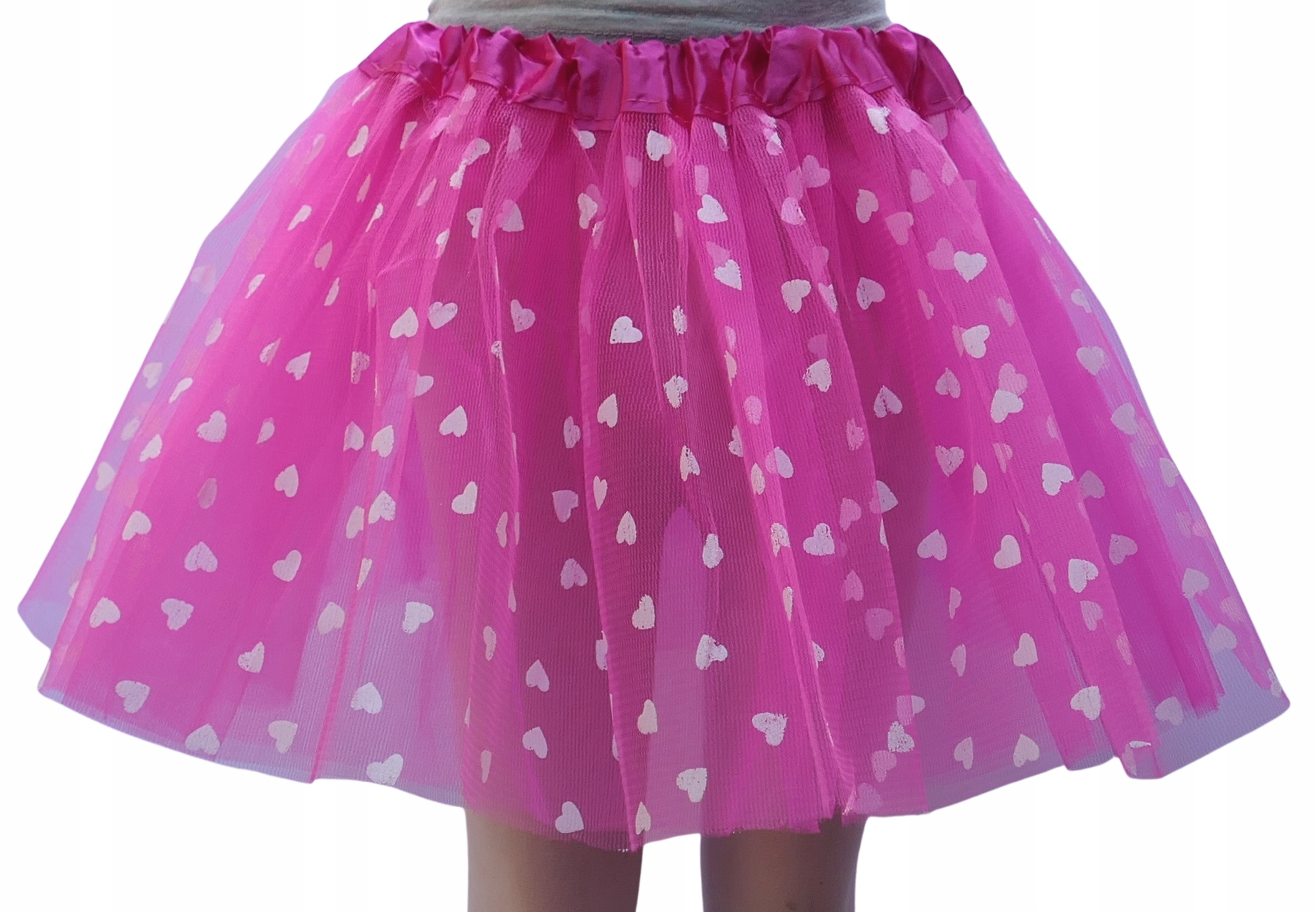 SPÓDNICZKA TIULOWA SPÓDNICA TUTU 30 cm SERDUSZKA Marka inna