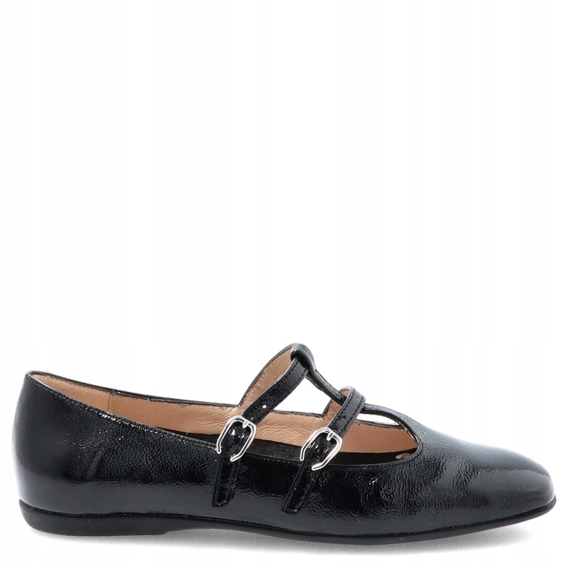 Španělské baleríny s pásky Wonders A-86131 Černé 40