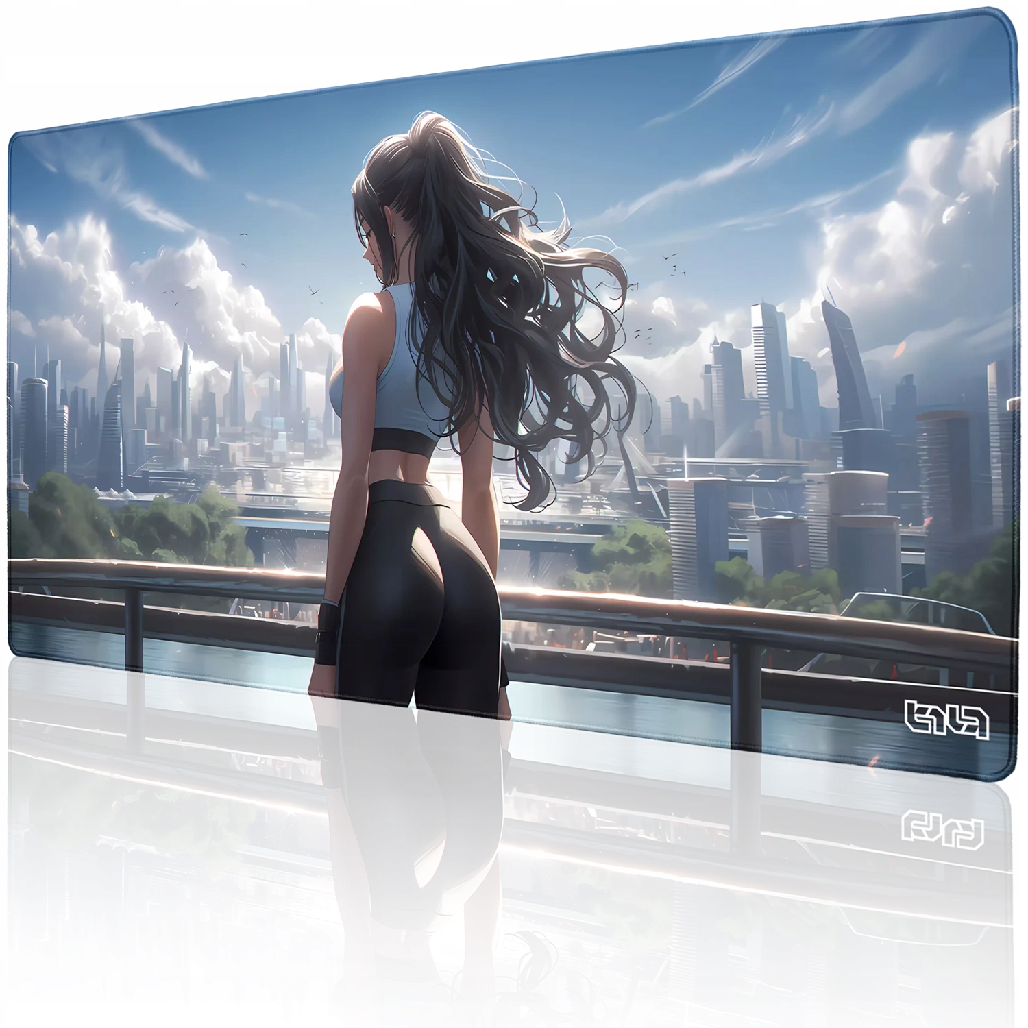 Podkładka Pod Klawiaturę Ponoć w tle jest Miasto 100x50 Tilt Gamingowa