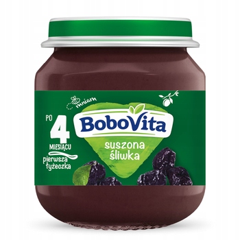 1x 125g BoboVita Deserek Suszona śliwka po 4 msc.