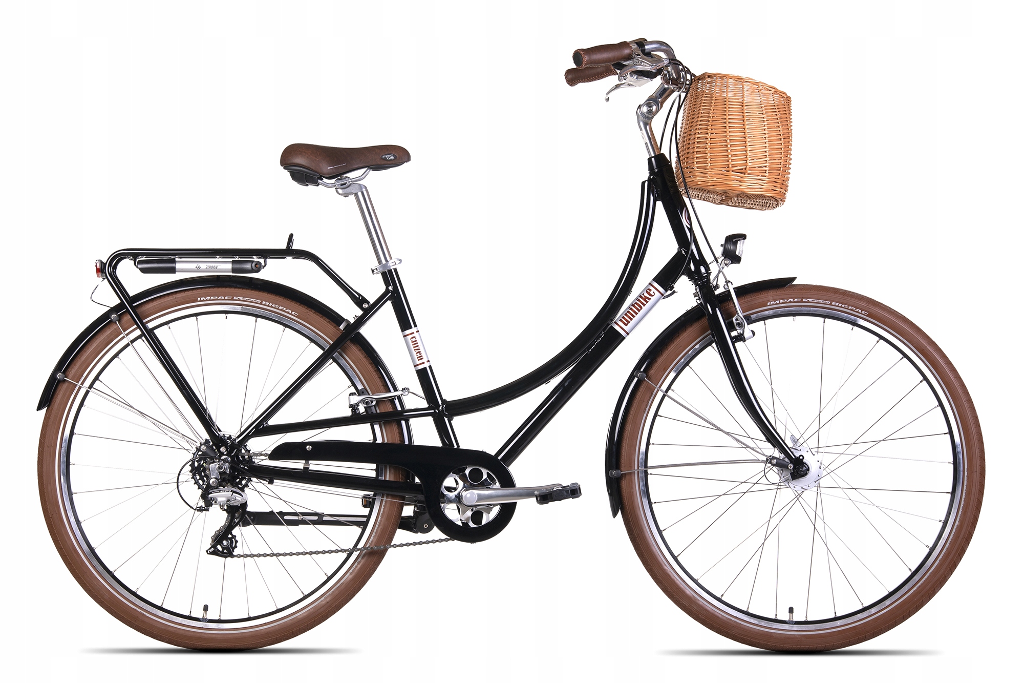 Rower Miejski Unibike Citizen 7/D-17 Czarny Połysk