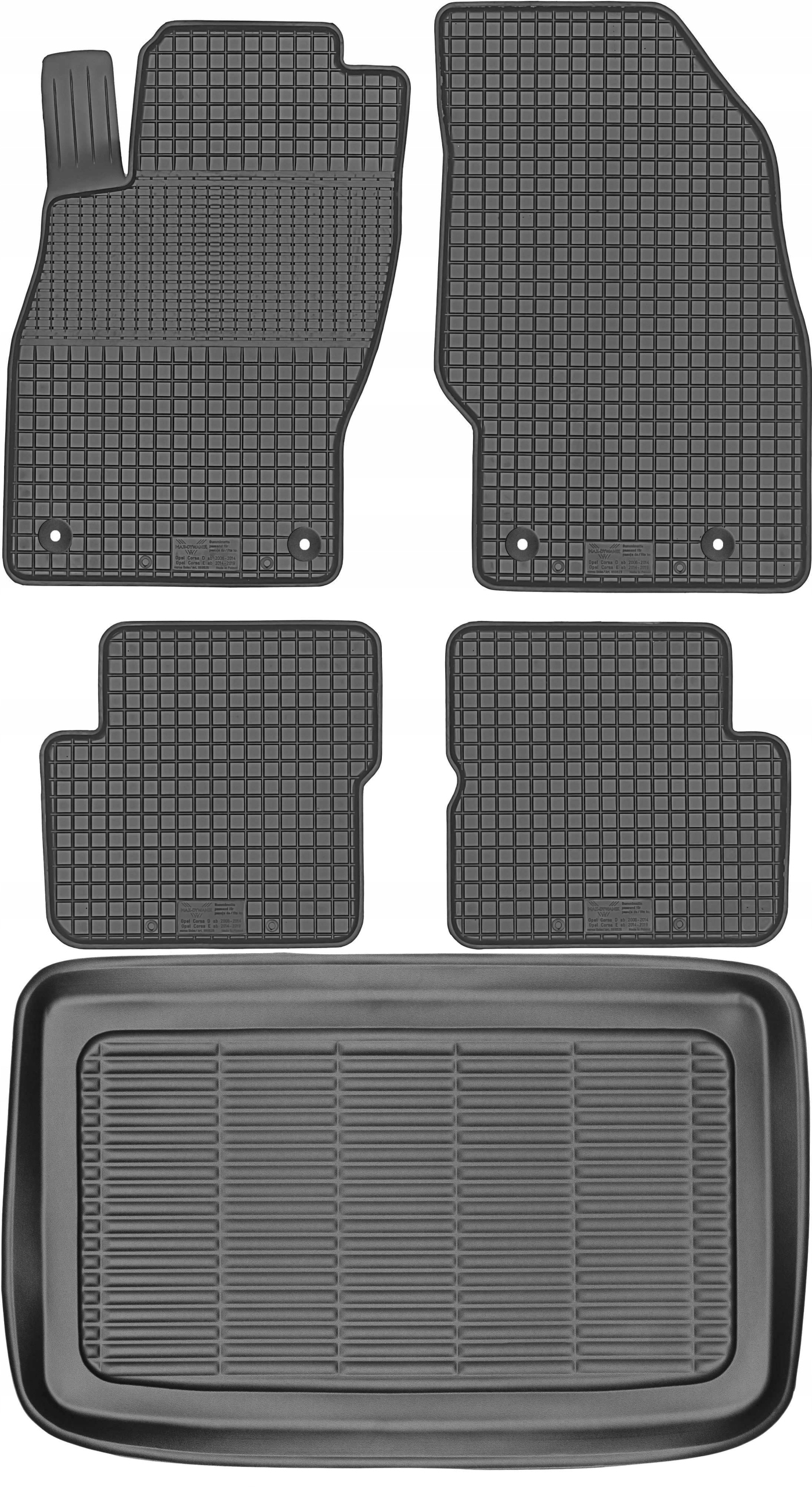 

Opel Corsa E Hb 2015-2019 Dywaniki i bagażnik