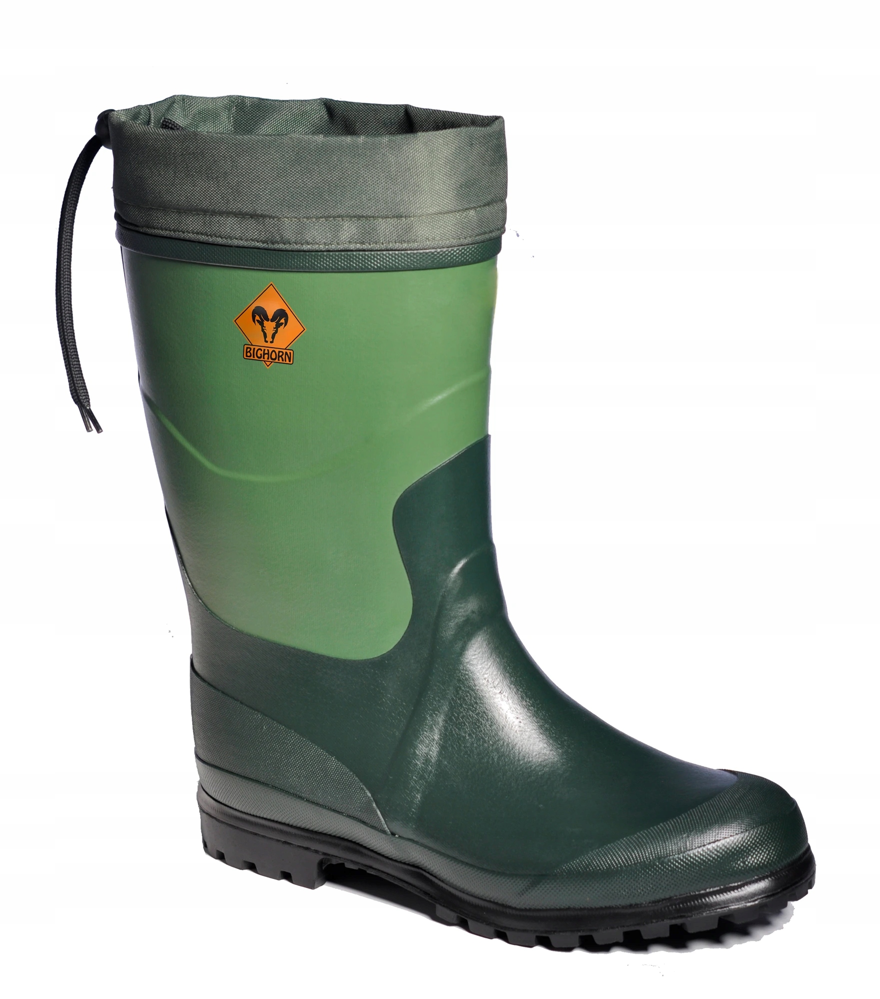 Pánské zateplené plyšové holínky Bighorn Vermont Fur 3154 zelené, vel. 47