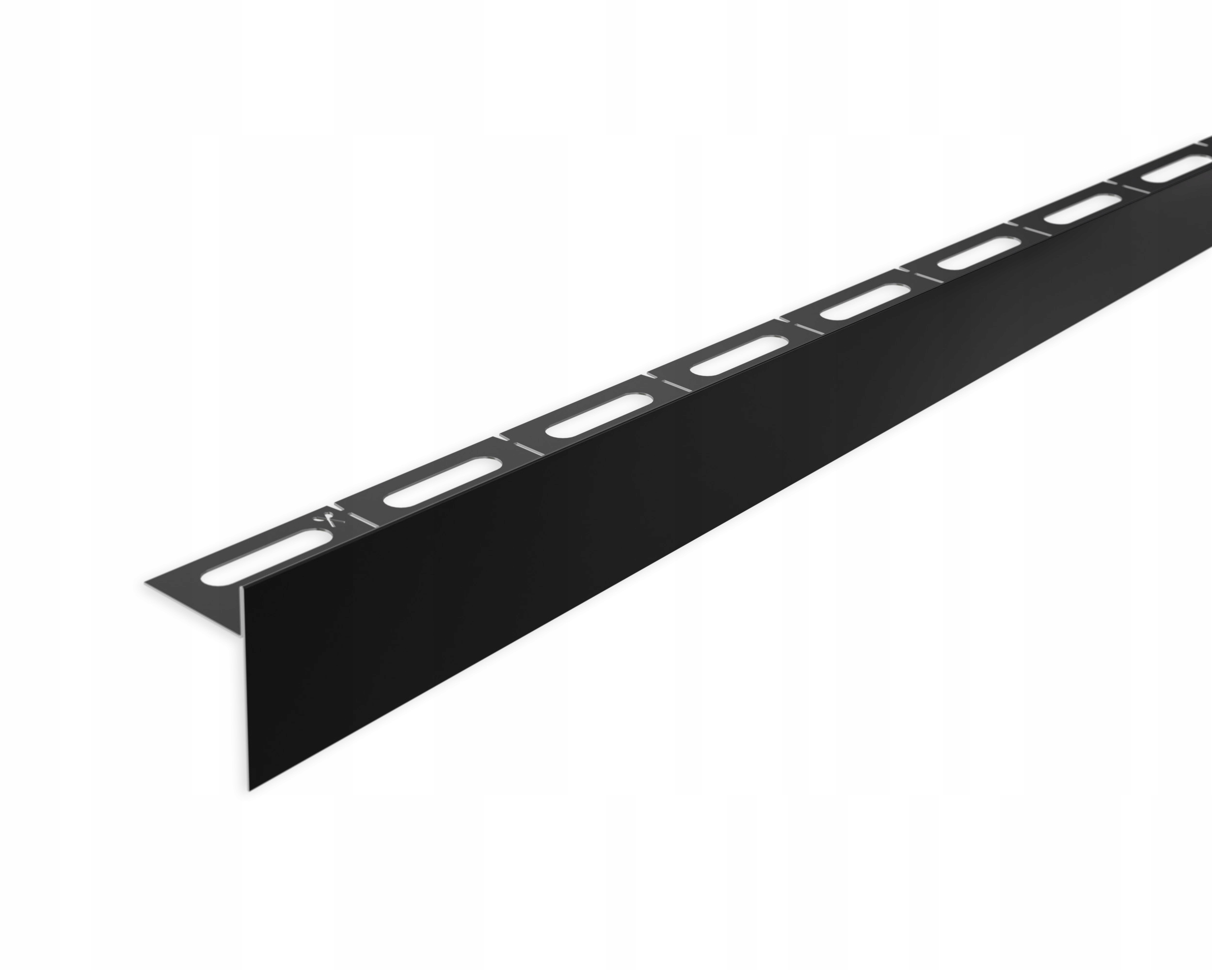 Sprchová Lišta Spádová Černá Matná Pravá 120