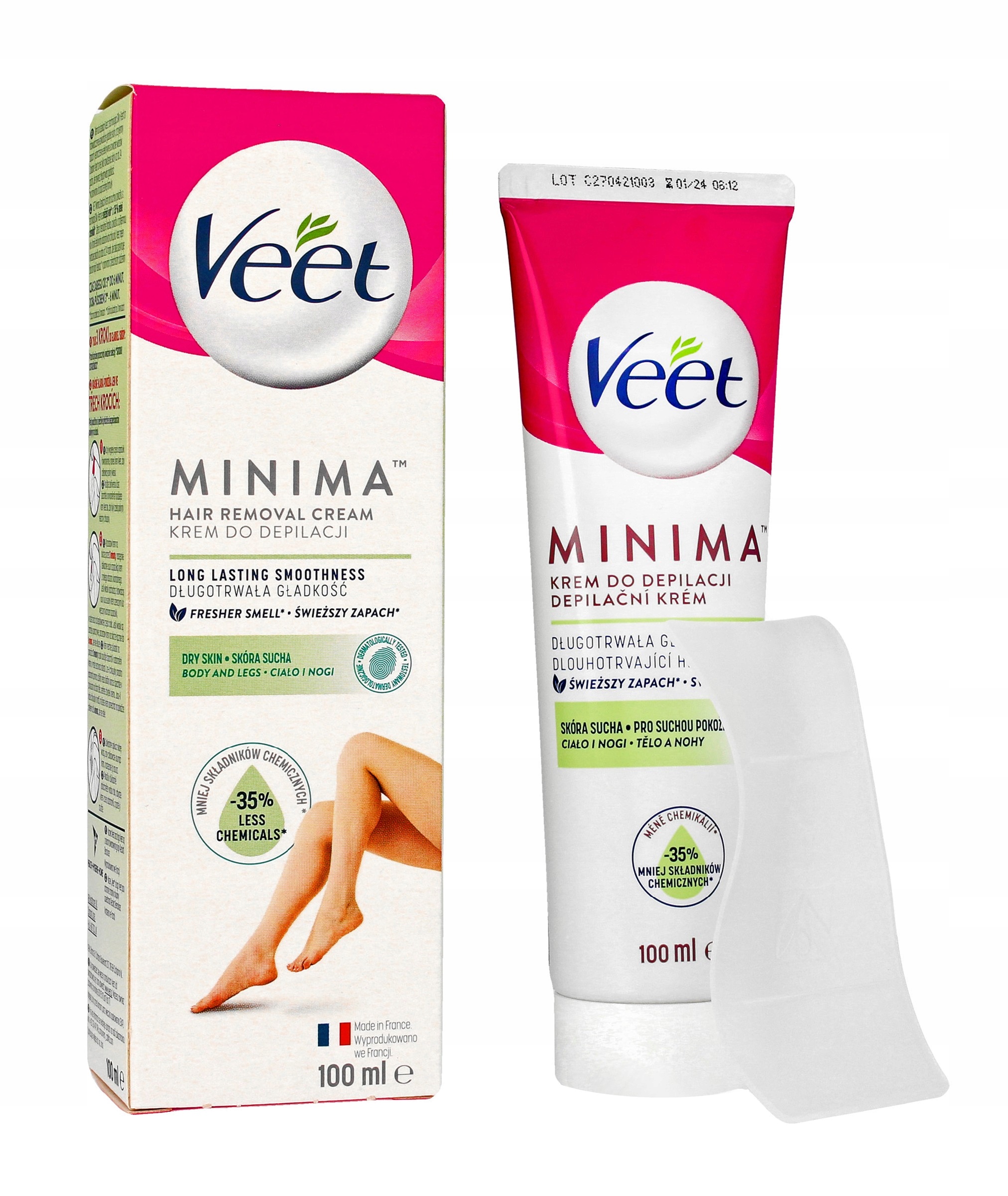 Veet Krem do depilacji skóry skóra sucha 100ml