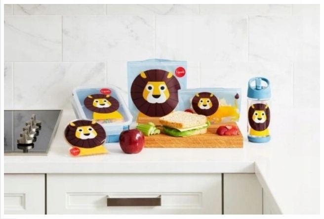 3 Sprouts BIDON tritanowy z rurką Jeleń 350 ml Pojemność 0.35 l