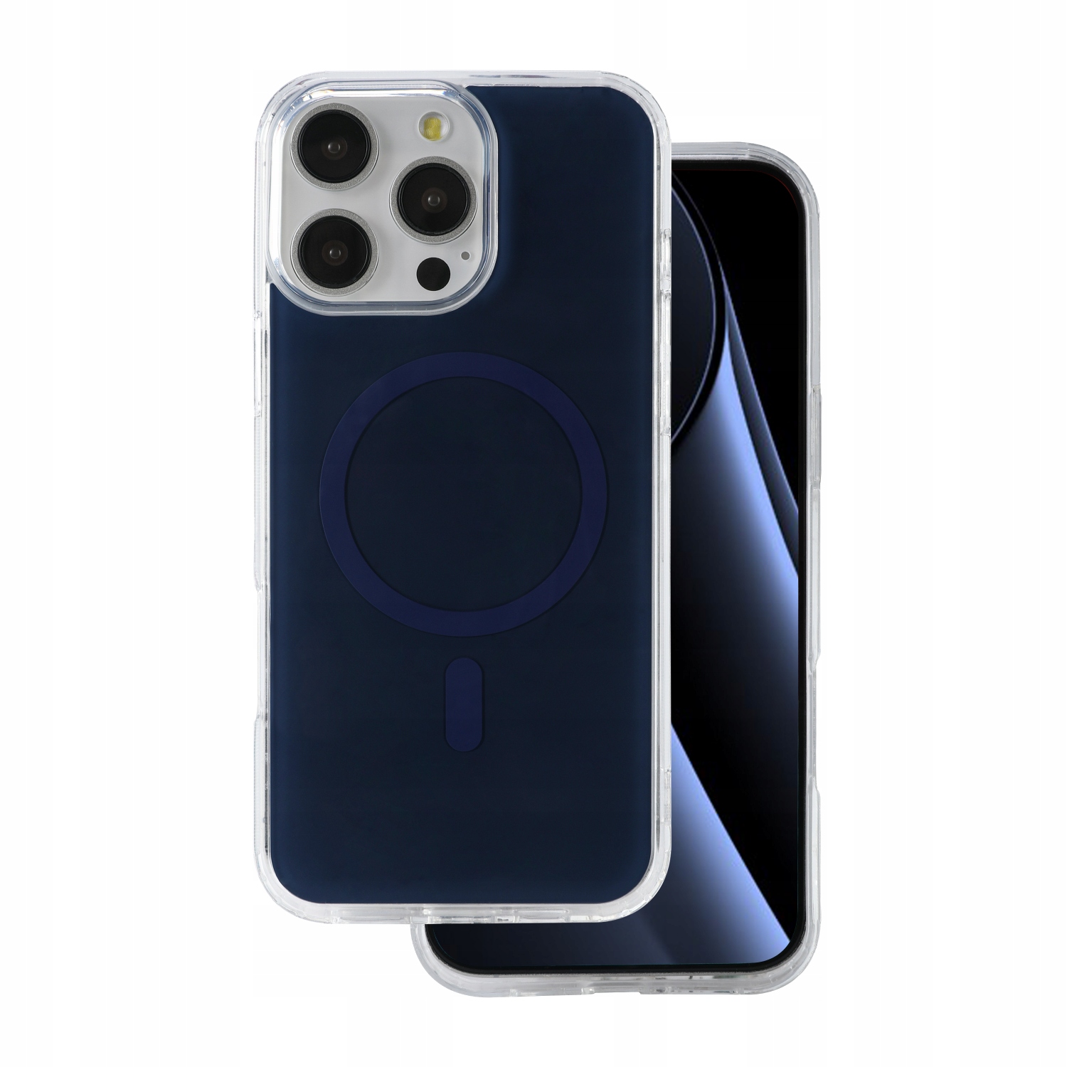Nakładka Lowkey Mag do iPhone 15 Pro 6,1" ciemnoniebieska Tfo
