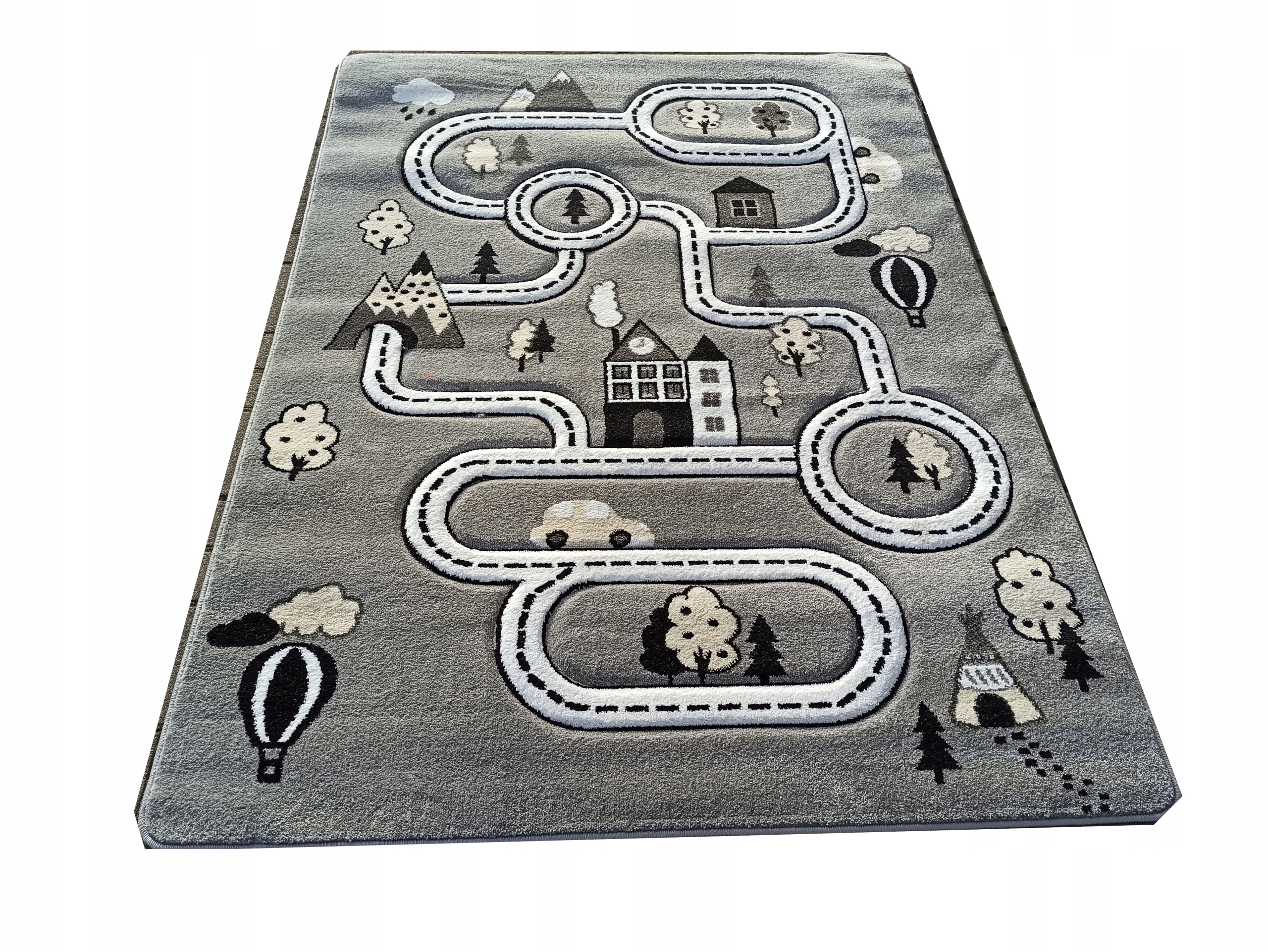 

Dywan Petit 160x220 Miasto Town Szare 3D Hit