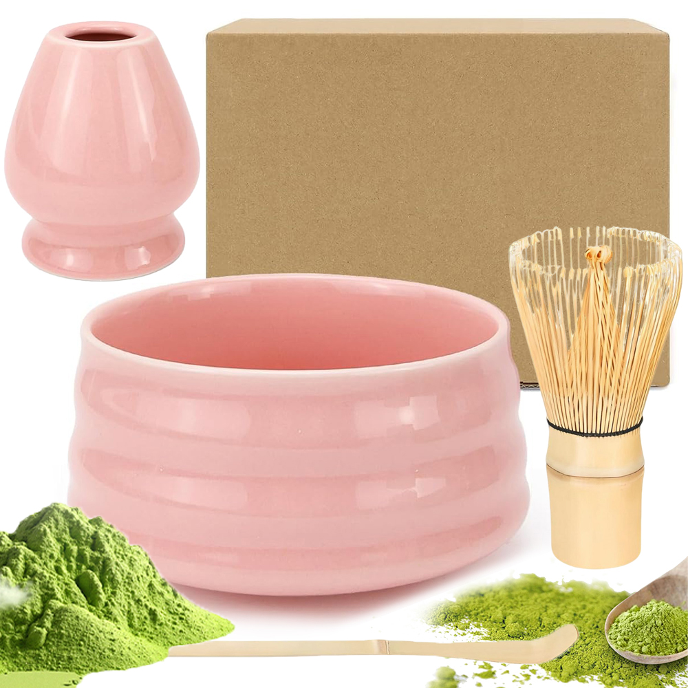 Levně Sada Metliček Chasen Štětec Na Čaj Matcha Ideální Dárek 4EL