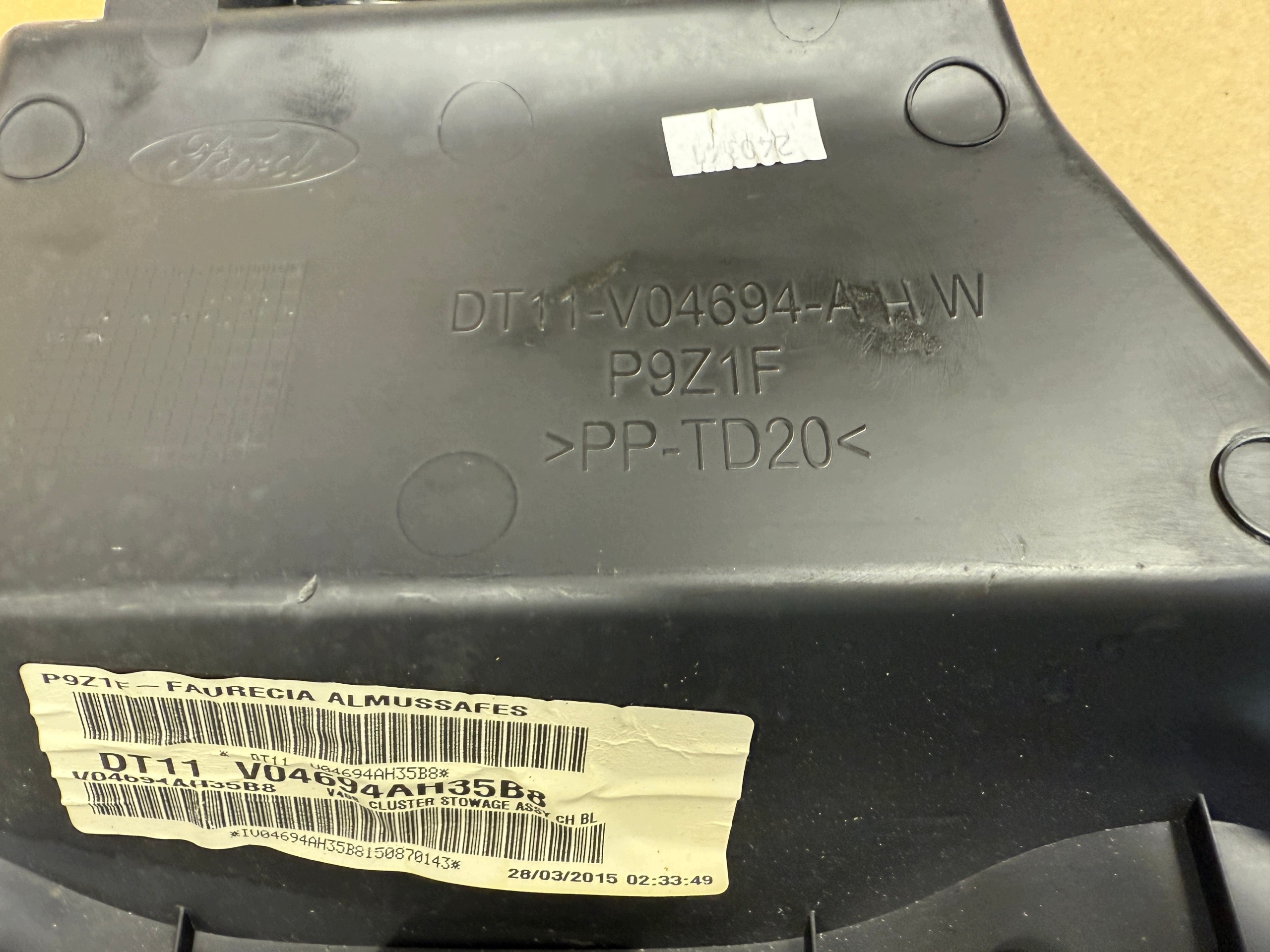 FORD TRANSIT CONNECT MK2 passenger compartment upper consoles DT11-V04694-AHW