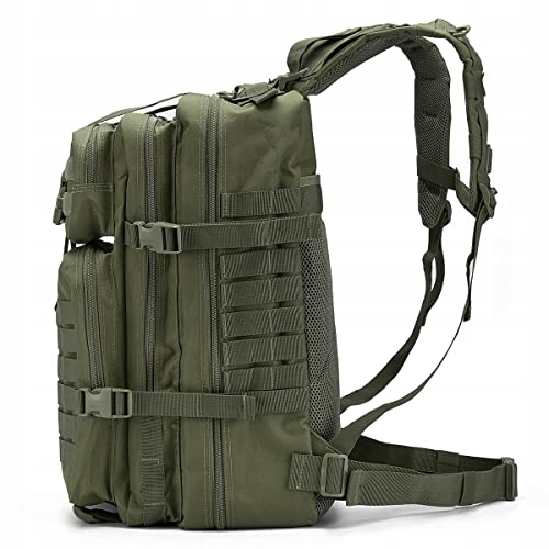 QTQY Plecak Taktyczny Wojskowy 45L Męski Outdoor MOLLE Survival Camping — miniatura 3