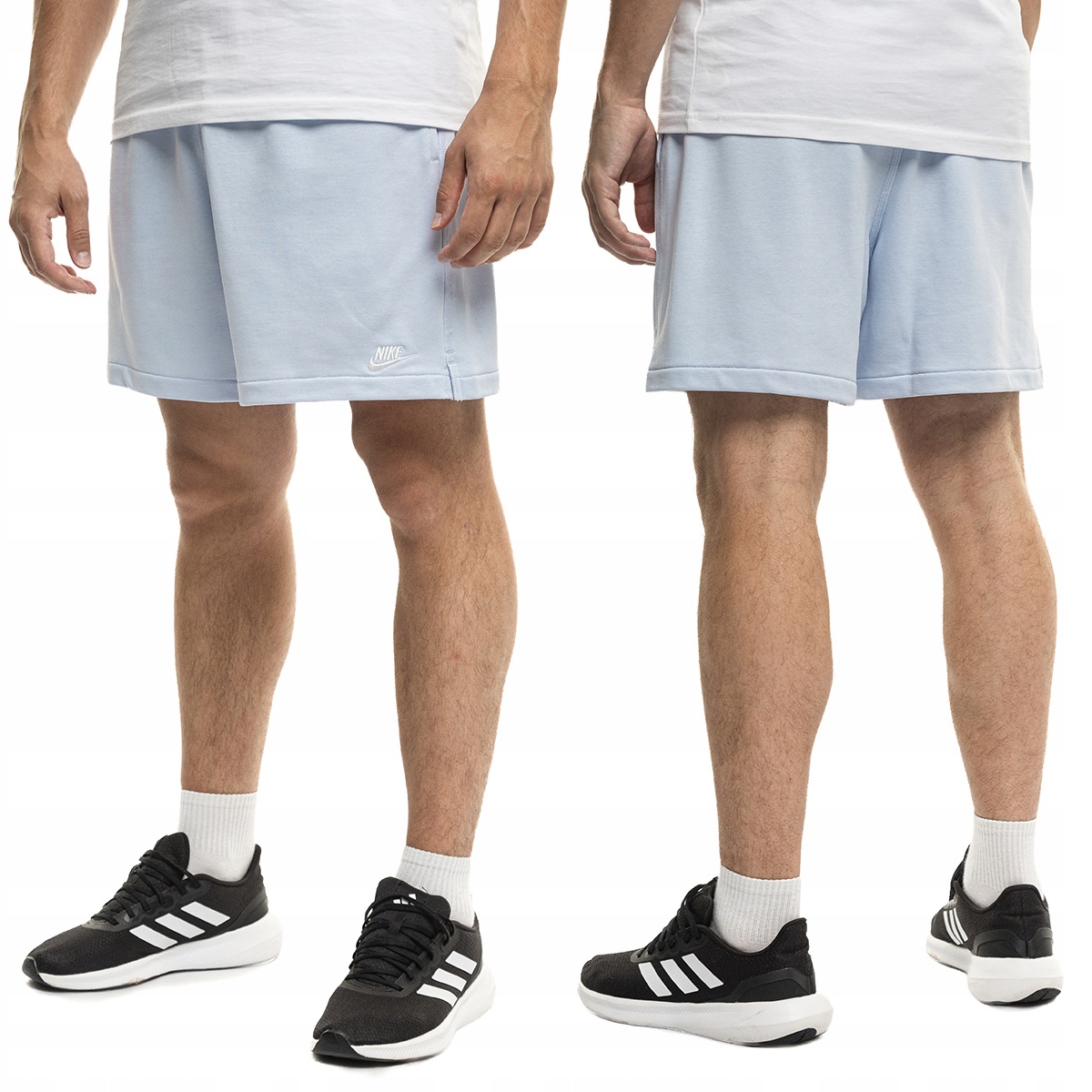 Kraťasy Nike Club Dresové Bavlněné Sportovní Krátké Modré M