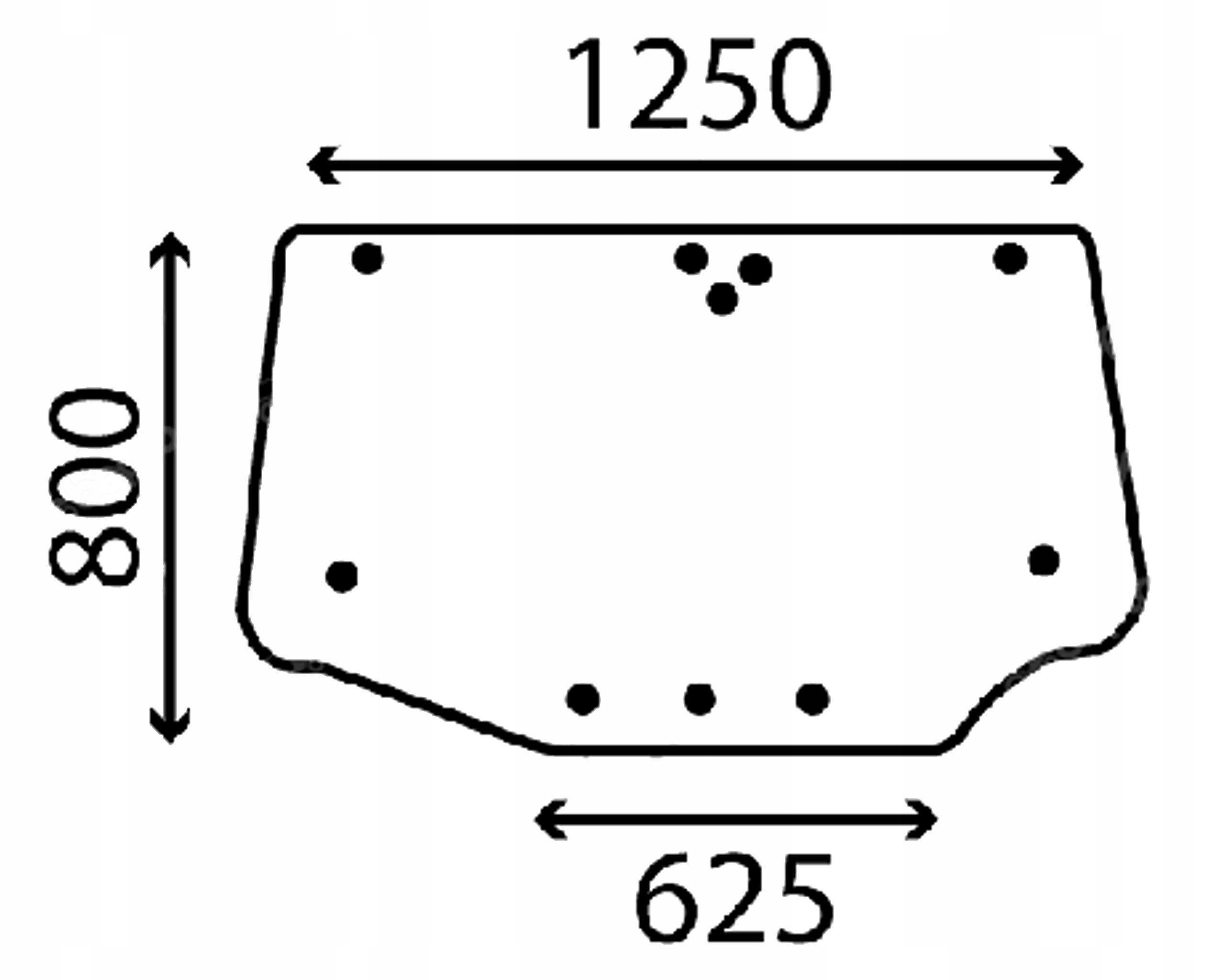 čelní sklo pro traktoru Deutz-Fahr, Same zadní 04439305