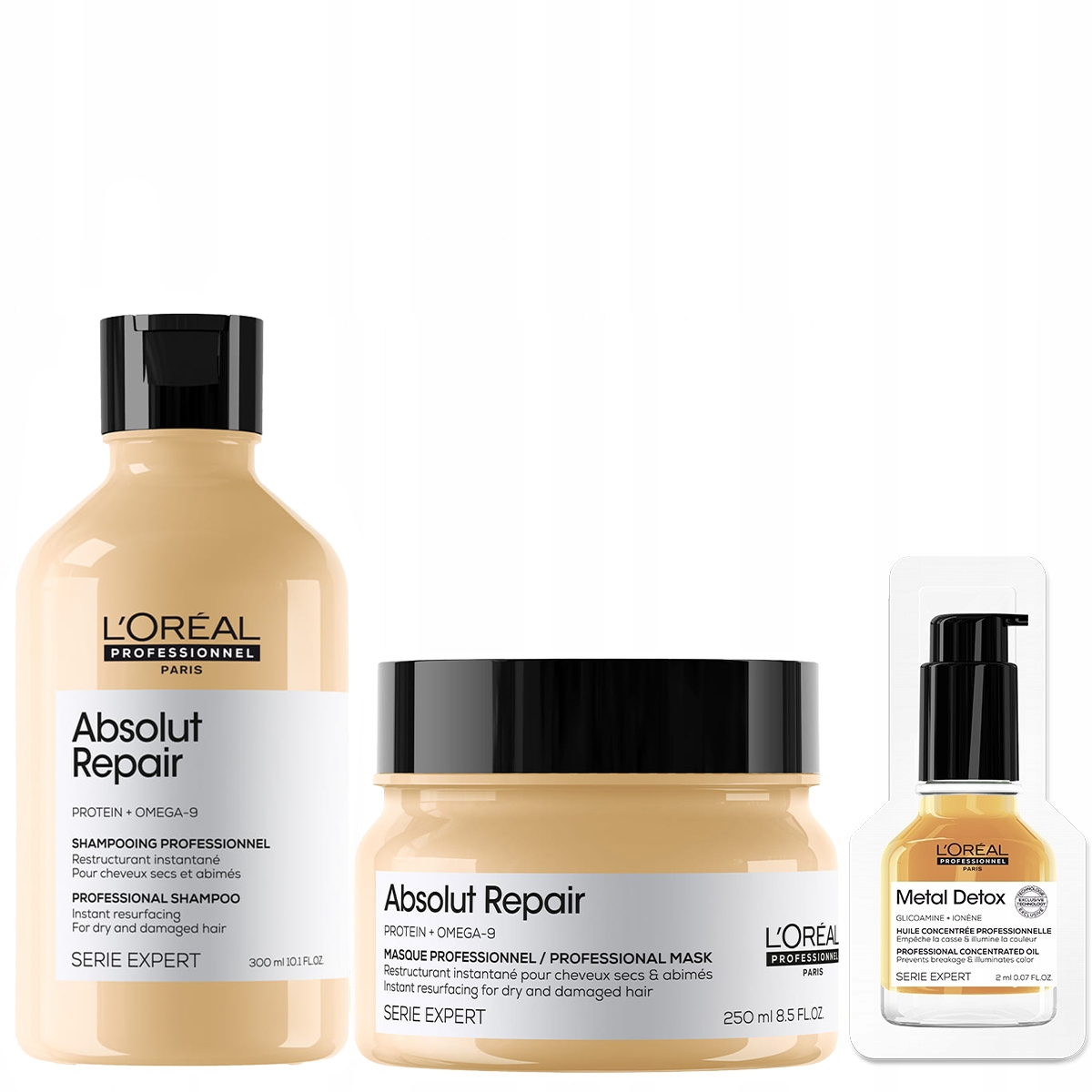 Loreal Absolut Repair sada šampon a maska pro poškozené vlasy