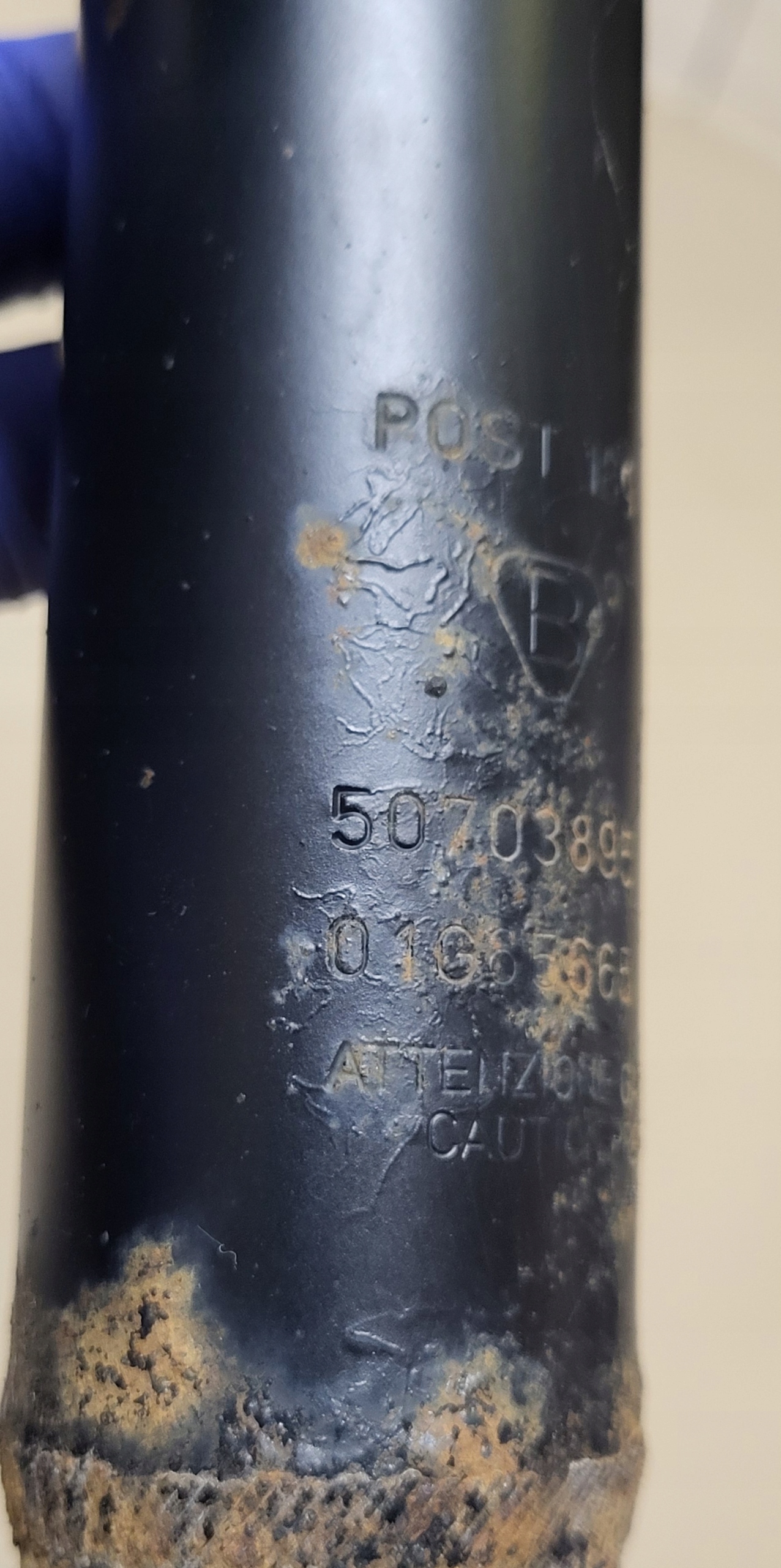 stoßdämpfer hinten achsträgers FIAT PANDA II 2 169 ORYGIN.