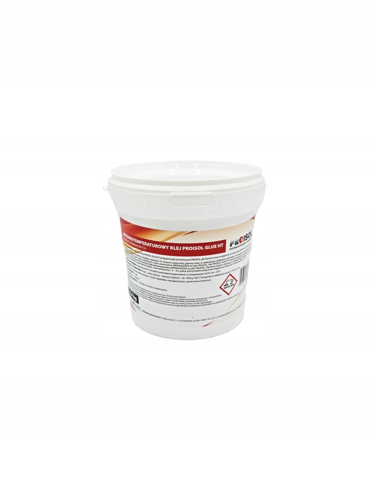 

Klej do Zabudowy Kominka 1,7kg Proisol