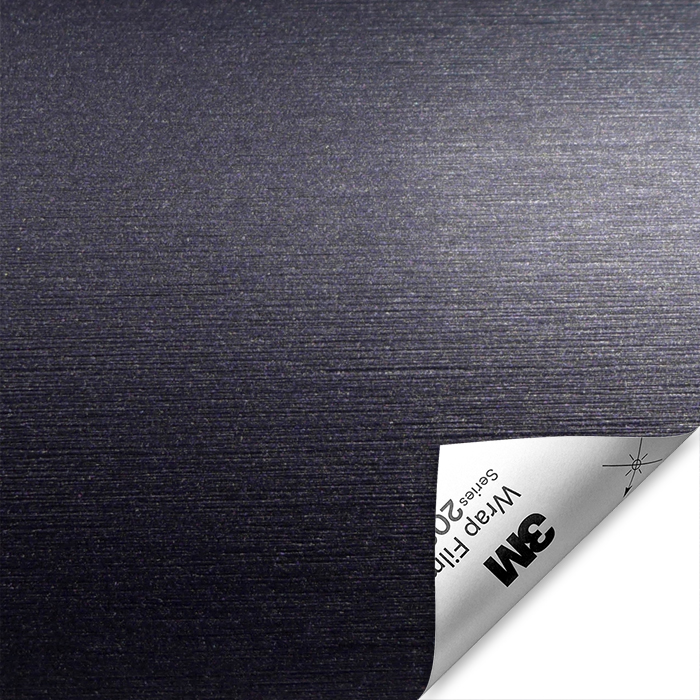 3M 2080 Fólie pro změnu barvy automobilu 50x152 BR201 Brushed Steel