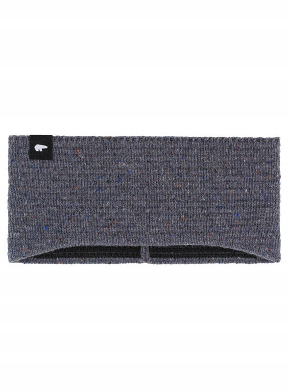 Zimní čelenka mutlicolored šedá